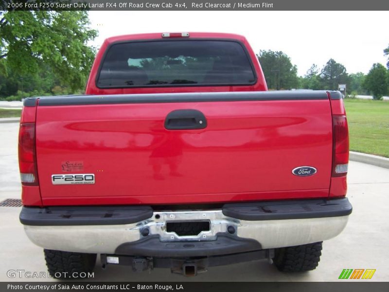 Red Clearcoat / Medium Flint 2006 Ford F250 Super Duty Lariat FX4 Off Road Crew Cab 4x4