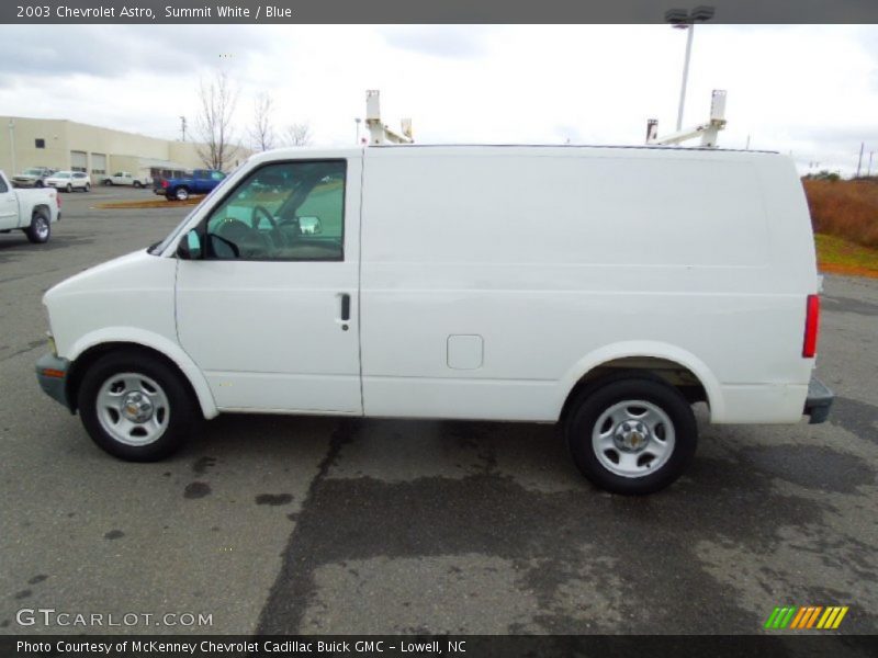 Summit White / Blue 2003 Chevrolet Astro