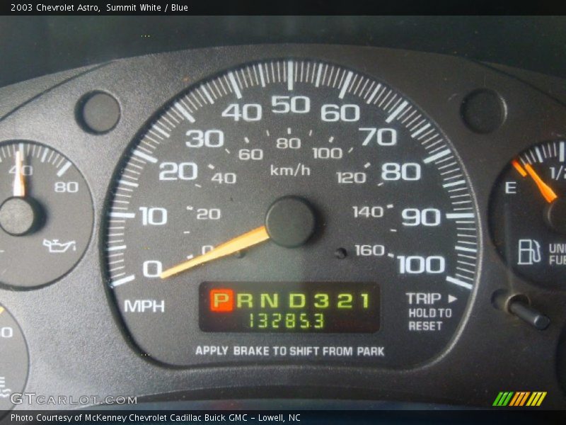 Summit White / Blue 2003 Chevrolet Astro