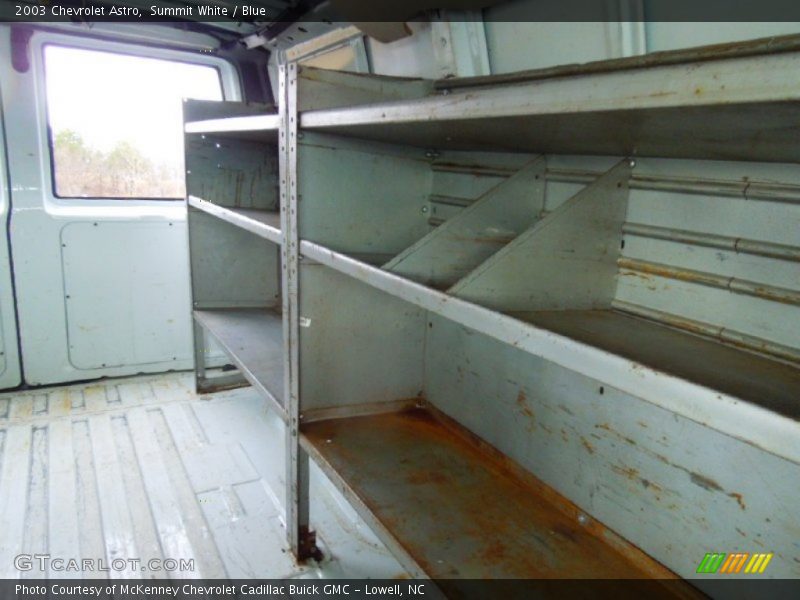 Summit White / Blue 2003 Chevrolet Astro
