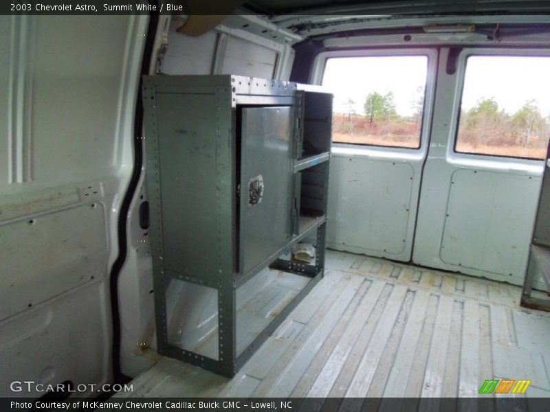 Summit White / Blue 2003 Chevrolet Astro