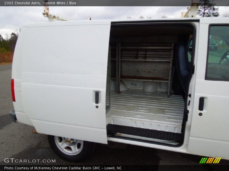 Summit White / Blue 2003 Chevrolet Astro