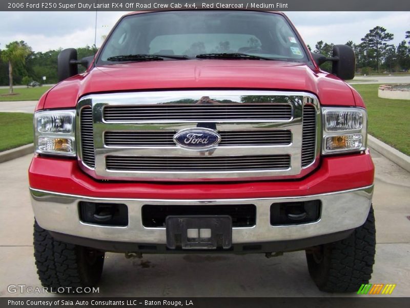 Red Clearcoat / Medium Flint 2006 Ford F250 Super Duty Lariat FX4 Off Road Crew Cab 4x4