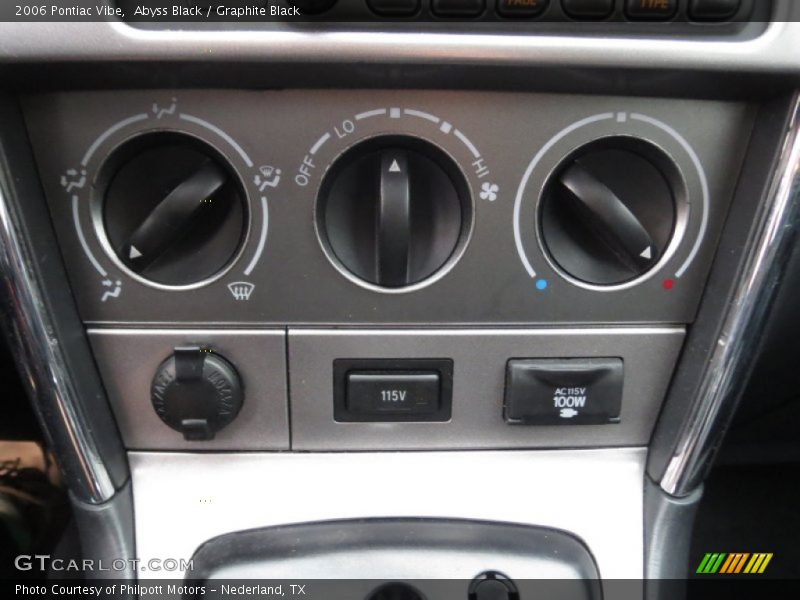 Abyss Black / Graphite Black 2006 Pontiac Vibe
