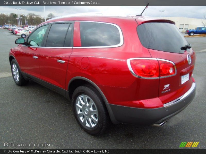 Red Jewel Tintcoat / Cashmere/Cocoa 2011 Buick Enclave CXL