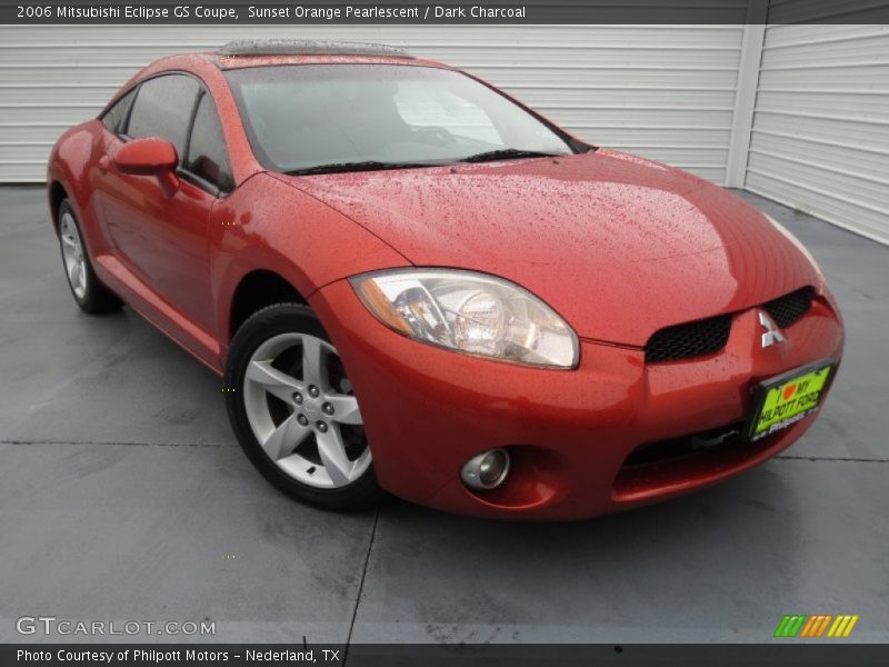 Sunset Orange Pearlescent / Dark Charcoal 2006 Mitsubishi Eclipse GS Coupe