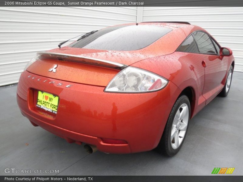 Sunset Orange Pearlescent / Dark Charcoal 2006 Mitsubishi Eclipse GS Coupe