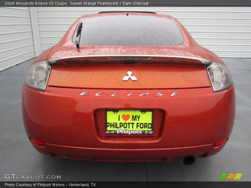 Sunset Orange Pearlescent / Dark Charcoal 2006 Mitsubishi Eclipse GS Coupe
