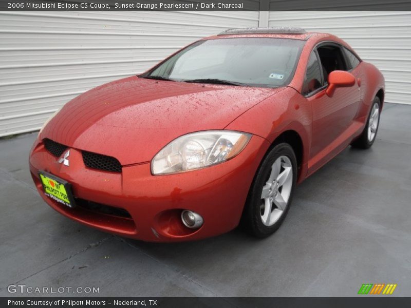 Sunset Orange Pearlescent / Dark Charcoal 2006 Mitsubishi Eclipse GS Coupe