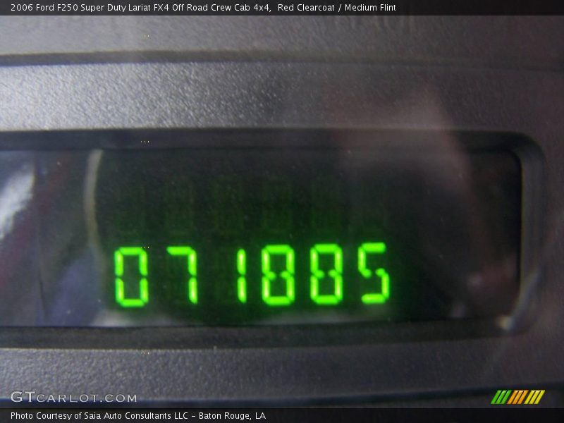 Red Clearcoat / Medium Flint 2006 Ford F250 Super Duty Lariat FX4 Off Road Crew Cab 4x4