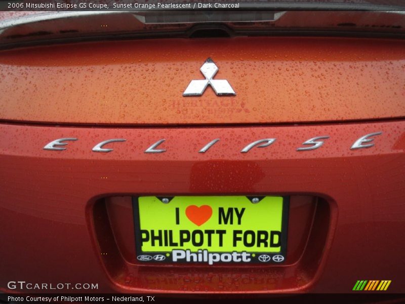 Sunset Orange Pearlescent / Dark Charcoal 2006 Mitsubishi Eclipse GS Coupe