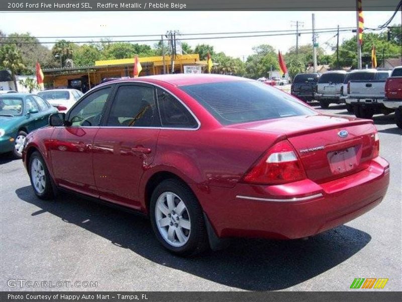 Redfire Metallic / Pebble Beige 2006 Ford Five Hundred SEL