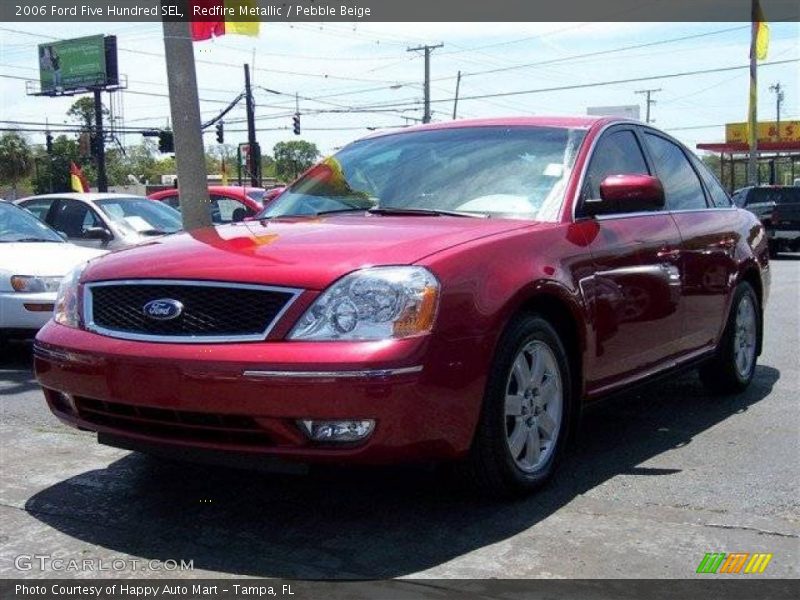 Redfire Metallic / Pebble Beige 2006 Ford Five Hundred SEL