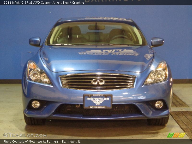 Athens Blue / Graphite 2011 Infiniti G 37 xS AWD Coupe