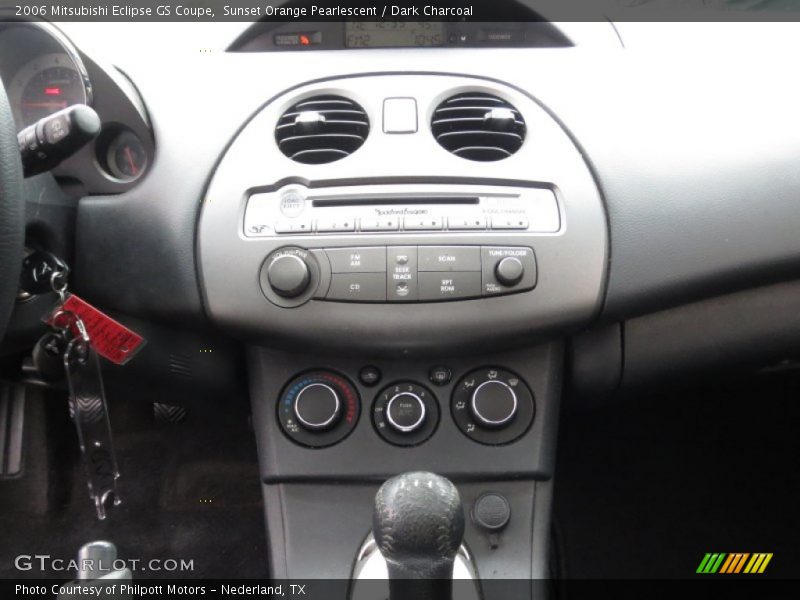 Controls of 2006 Eclipse GS Coupe