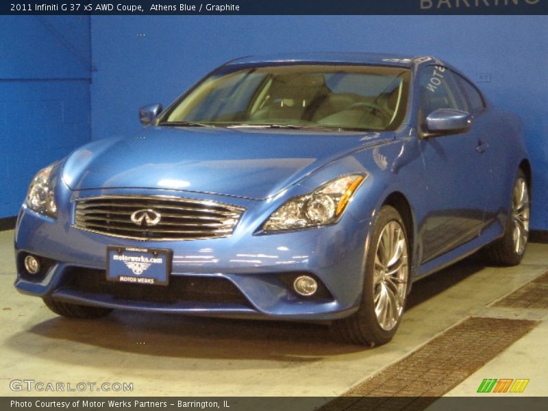 Athens Blue / Graphite 2011 Infiniti G 37 xS AWD Coupe