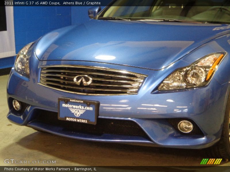Athens Blue / Graphite 2011 Infiniti G 37 xS AWD Coupe