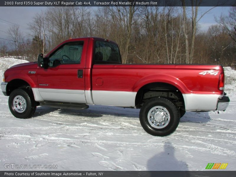 Toreador Red Metallic / Medium Flint 2003 Ford F350 Super Duty XLT Regular Cab 4x4