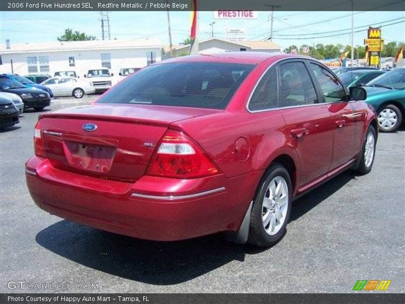 Redfire Metallic / Pebble Beige 2006 Ford Five Hundred SEL