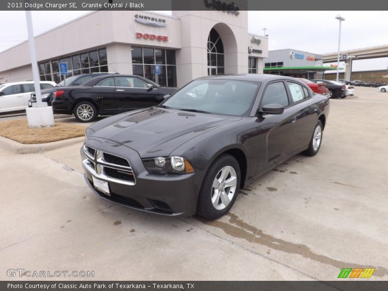 Granite Crystal / Black 2013 Dodge Charger SE