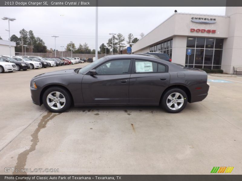 Granite Crystal / Black 2013 Dodge Charger SE
