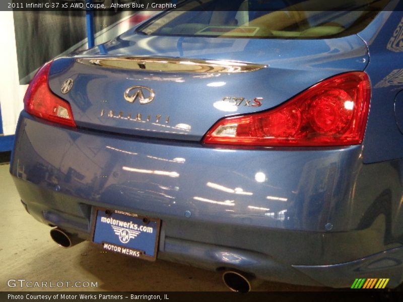 Athens Blue / Graphite 2011 Infiniti G 37 xS AWD Coupe