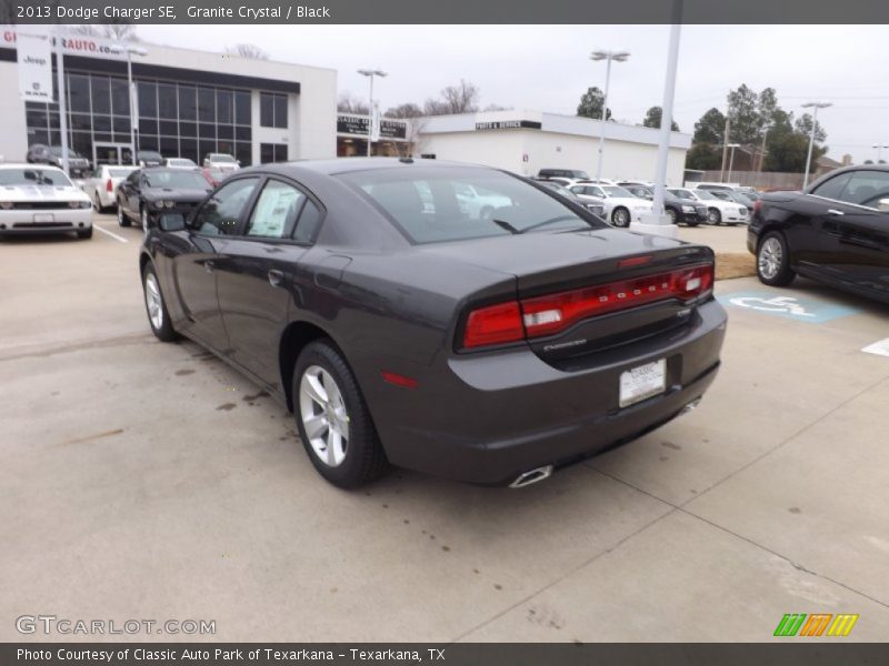 Granite Crystal / Black 2013 Dodge Charger SE