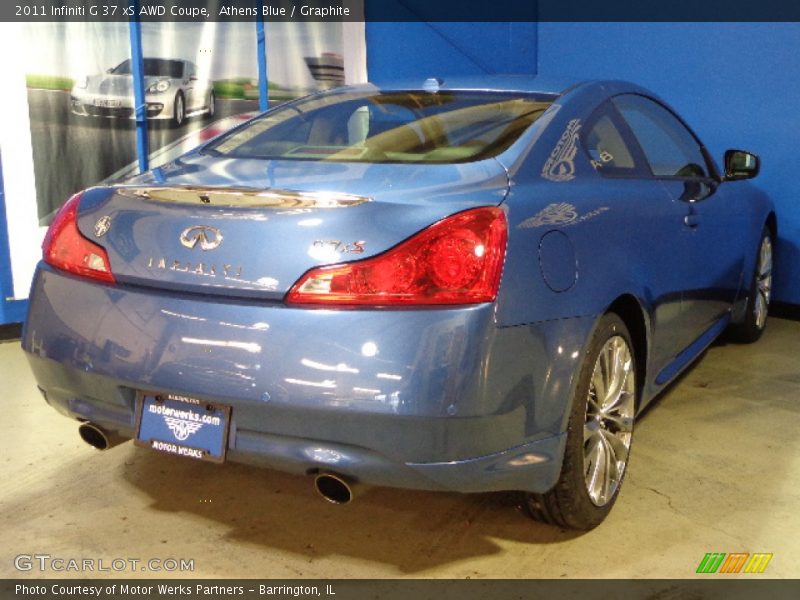 Athens Blue / Graphite 2011 Infiniti G 37 xS AWD Coupe