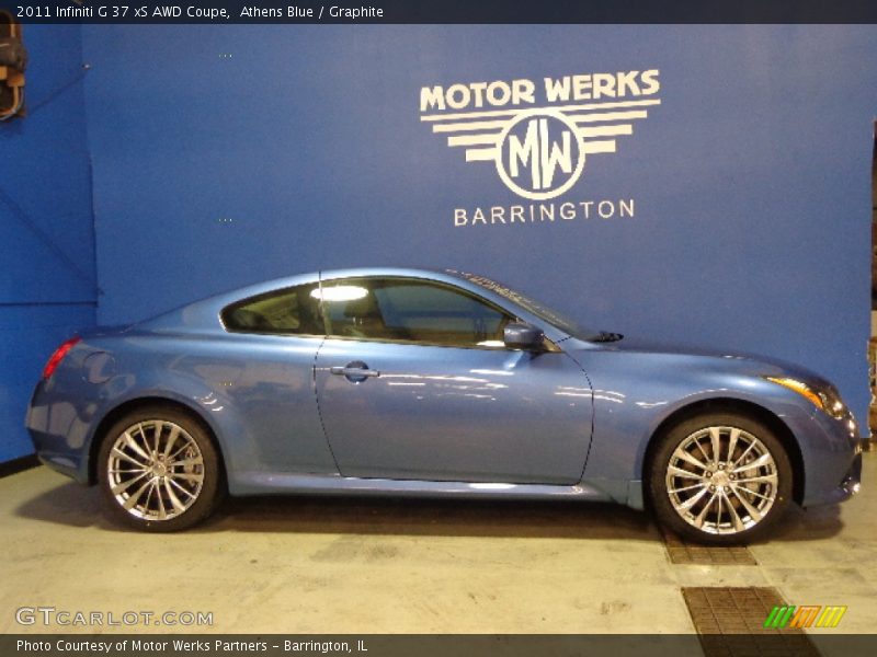 Athens Blue / Graphite 2011 Infiniti G 37 xS AWD Coupe