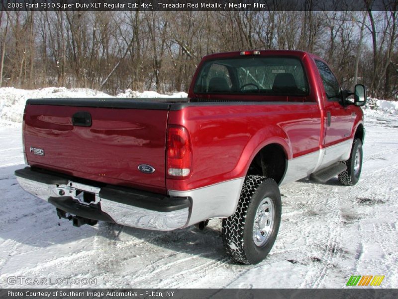 Toreador Red Metallic / Medium Flint 2003 Ford F350 Super Duty XLT Regular Cab 4x4