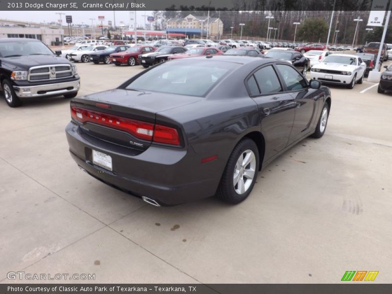 Granite Crystal / Black 2013 Dodge Charger SE