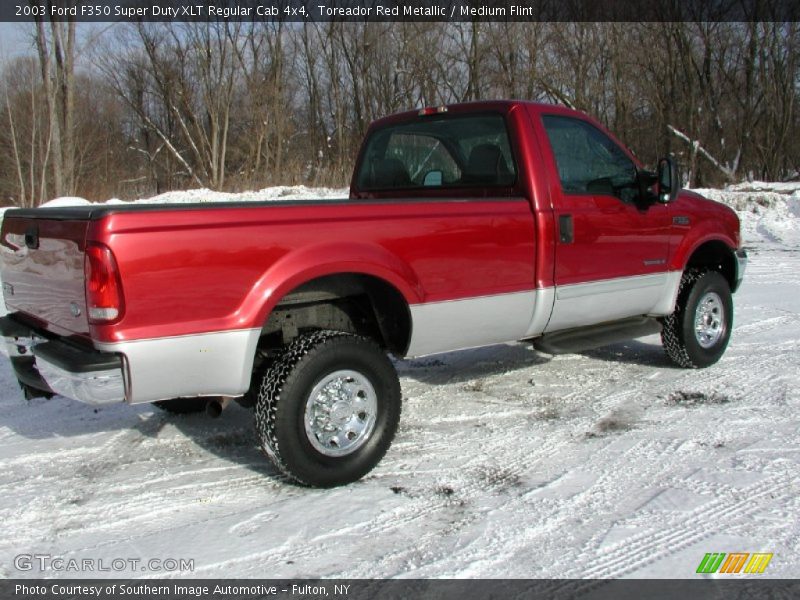 Toreador Red Metallic / Medium Flint 2003 Ford F350 Super Duty XLT Regular Cab 4x4
