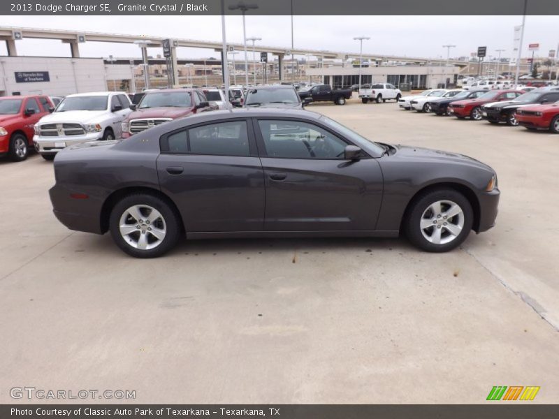 Granite Crystal / Black 2013 Dodge Charger SE