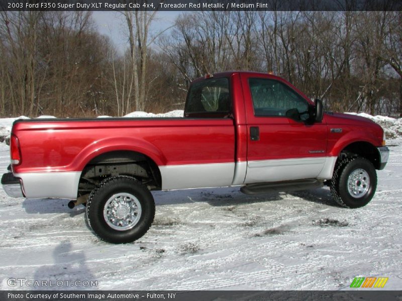 Toreador Red Metallic / Medium Flint 2003 Ford F350 Super Duty XLT Regular Cab 4x4
