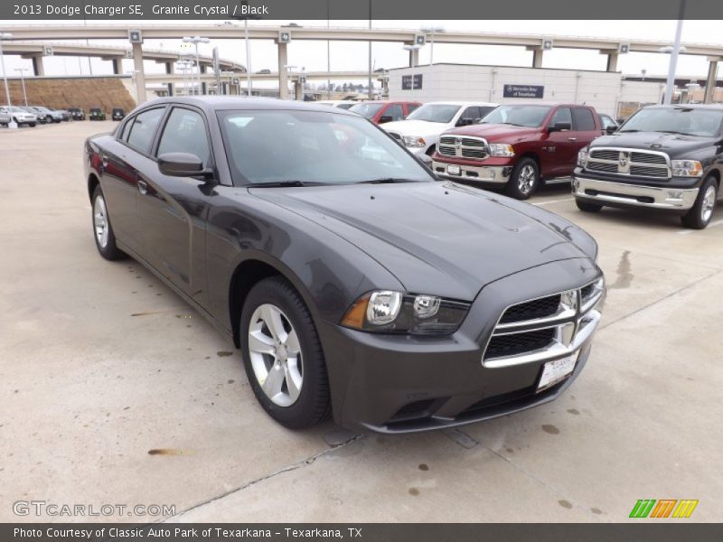 Granite Crystal / Black 2013 Dodge Charger SE