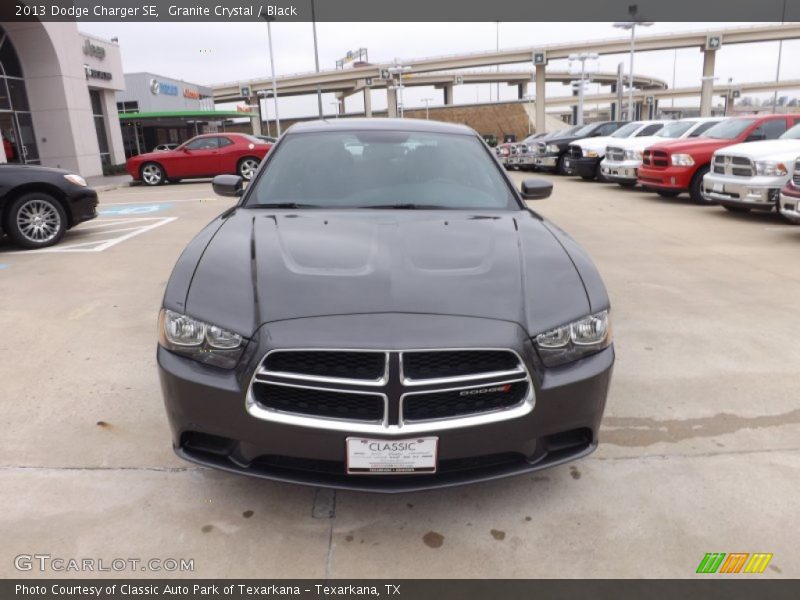 Granite Crystal / Black 2013 Dodge Charger SE