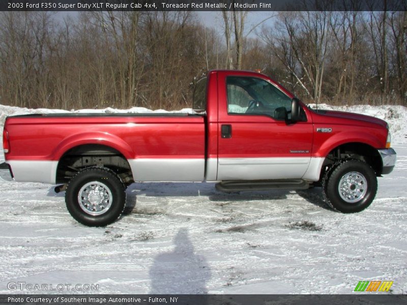 Toreador Red Metallic / Medium Flint 2003 Ford F350 Super Duty XLT Regular Cab 4x4