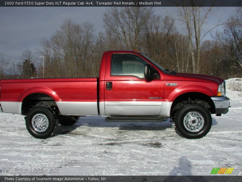 Toreador Red Metallic / Medium Flint 2003 Ford F350 Super Duty XLT Regular Cab 4x4