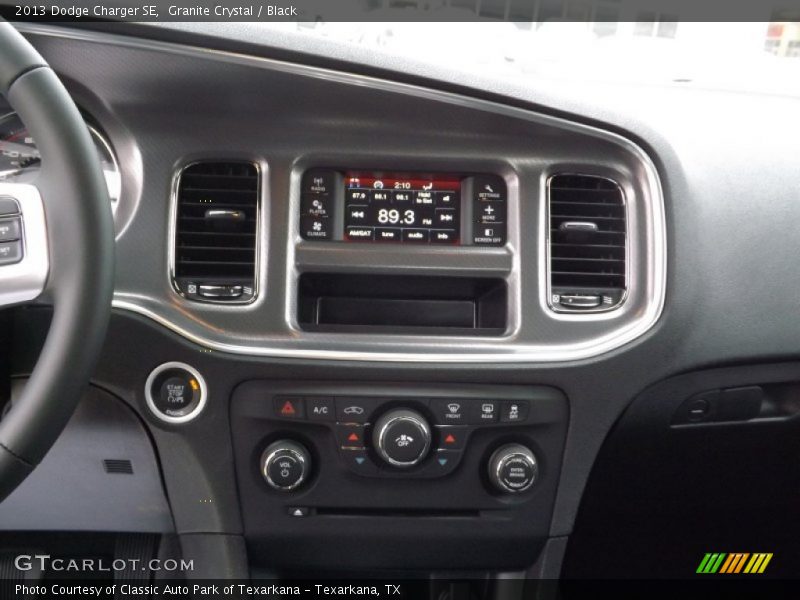 Granite Crystal / Black 2013 Dodge Charger SE