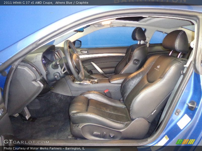 Athens Blue / Graphite 2011 Infiniti G 37 xS AWD Coupe