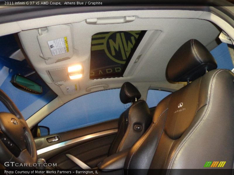 Athens Blue / Graphite 2011 Infiniti G 37 xS AWD Coupe