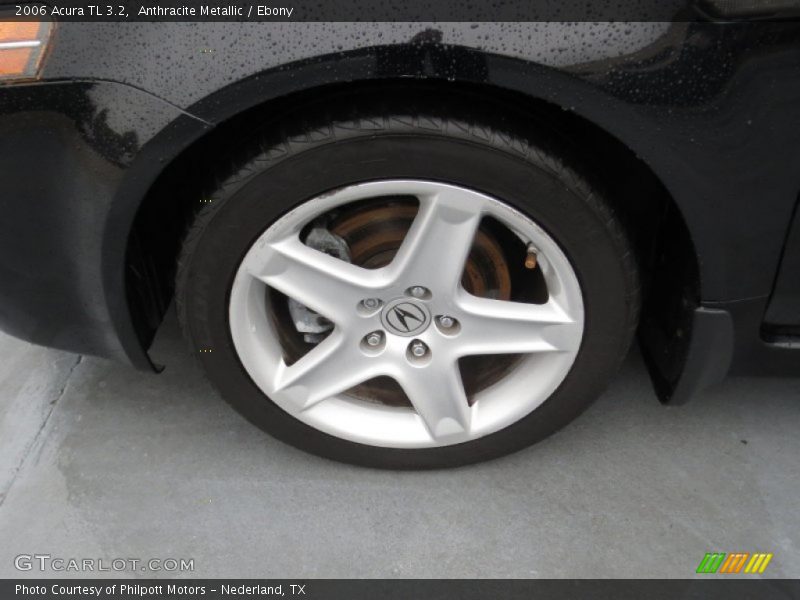 Anthracite Metallic / Ebony 2006 Acura TL 3.2