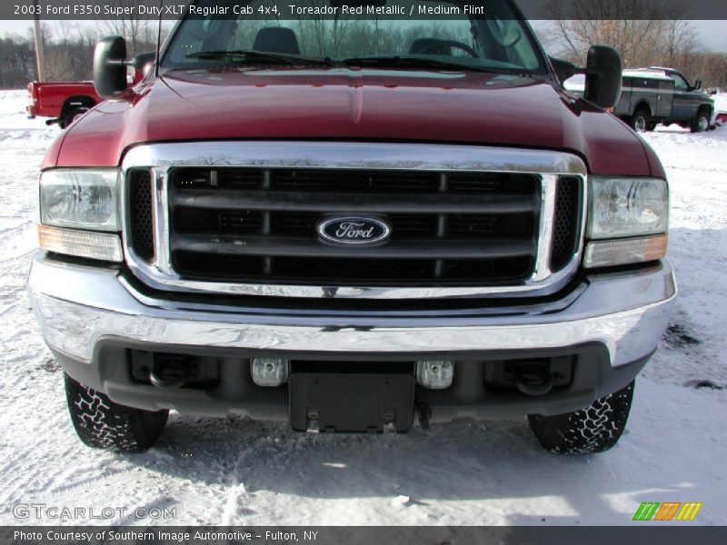 Toreador Red Metallic / Medium Flint 2003 Ford F350 Super Duty XLT Regular Cab 4x4