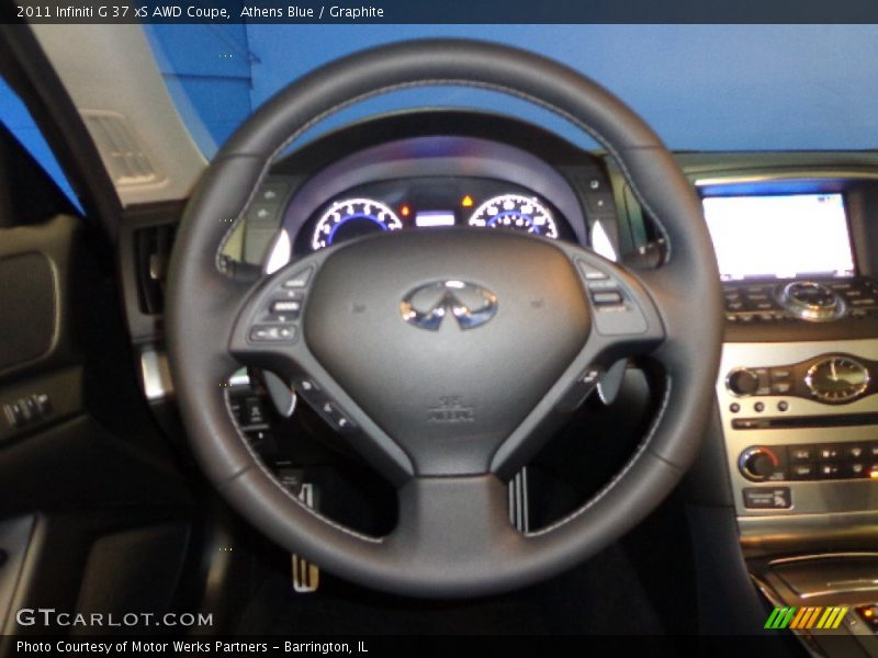 Athens Blue / Graphite 2011 Infiniti G 37 xS AWD Coupe
