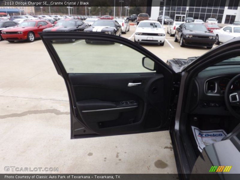 Granite Crystal / Black 2013 Dodge Charger SE