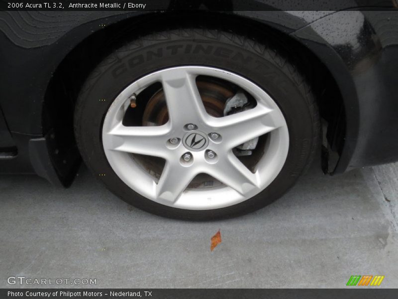 Anthracite Metallic / Ebony 2006 Acura TL 3.2