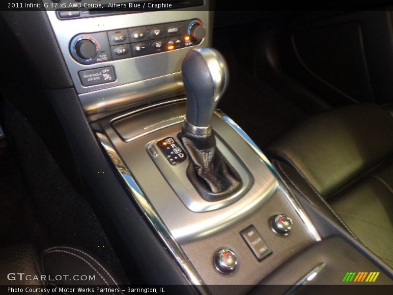 Athens Blue / Graphite 2011 Infiniti G 37 xS AWD Coupe