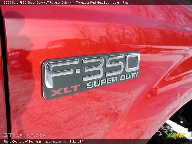 Toreador Red Metallic / Medium Flint 2003 Ford F350 Super Duty XLT Regular Cab 4x4