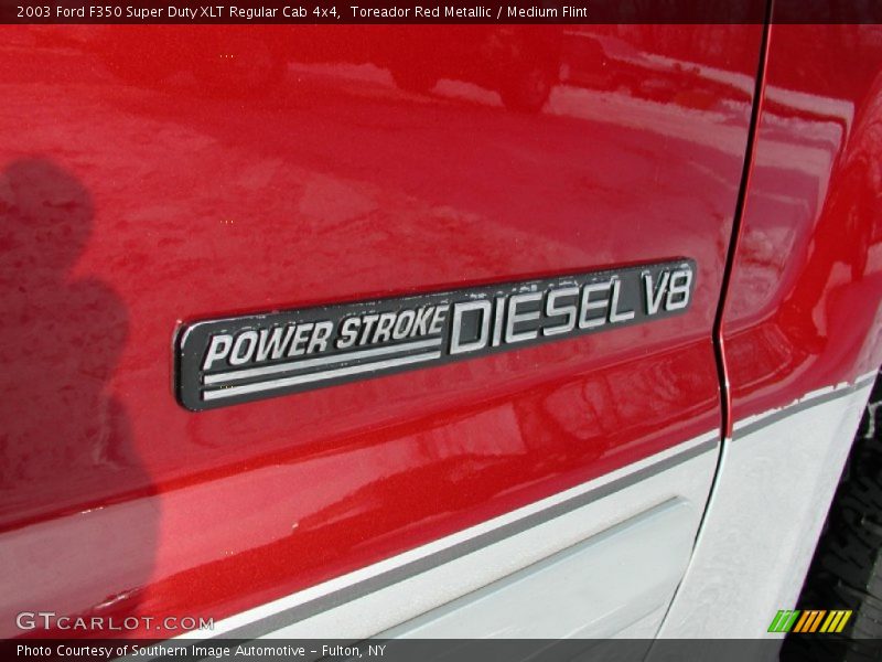 Toreador Red Metallic / Medium Flint 2003 Ford F350 Super Duty XLT Regular Cab 4x4