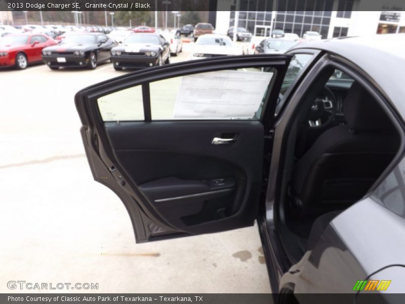 Granite Crystal / Black 2013 Dodge Charger SE